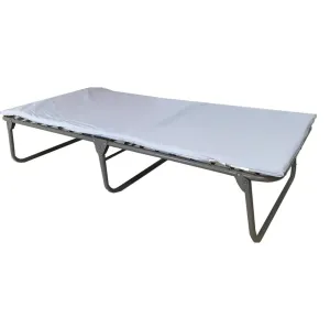 Blantex XM-6 Extra Wide Folding Steel Bed with Easy Clean Mattress