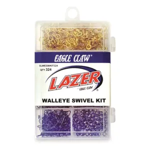 Eagle Claw Walleye Swivel Kit Assortment 324 Pieces