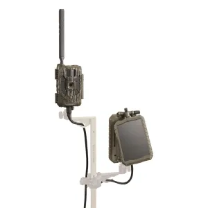 Stealth Cam Deceptor 40MP No-Glo Dual Network Cellular Trail Camera with Solar Battery Pack