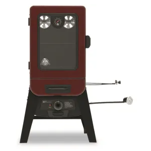 Pit Boss 2-Series Propane Vertical Smoker Red Hammertone