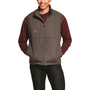 Ariat Men's Rebar DuraCanvas Sherpa-lined Vest