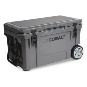 Cobalt Wheeled Cooler 55 quart