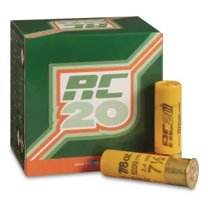 RC Italy RC 20 T3 Lead Shot 20 Gauge 2 3/4" 7/8 oz. 250 Rounds