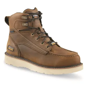 Ariat Men's Rebar Wedge 6" Waterproof Moc Toe Work Boots