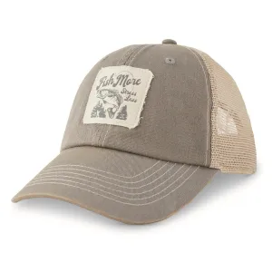 Life is Good Fish More Old Favorite Mesh Back Cap