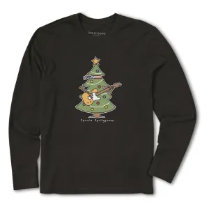 Life is Good Men's Spruce Springsteen Long-Sleeve Crusher Tee