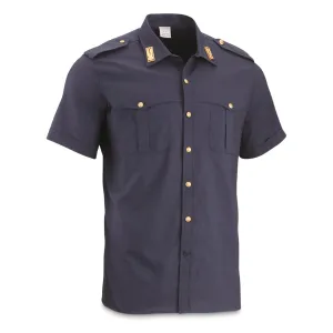 Italian Carabinieri Police Field Dress Shirts 3 Pack New