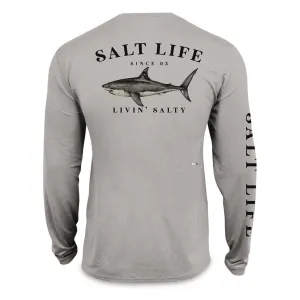 Salt Life Jaws of Steel Long-Sleeve Performance Pocket Tee