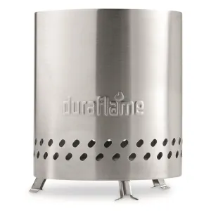 Duraflame 5.5 inch Mini Low Smoke Stainless Steel Fire Pit