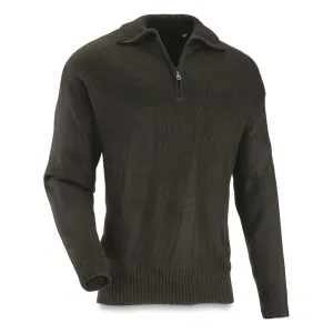 Italian Forestry Service Quarter Zip Sweater New