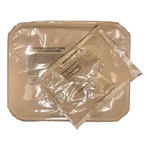U.S. Military Surplus MRE Frosted Golden Harvest Yellow Cake New