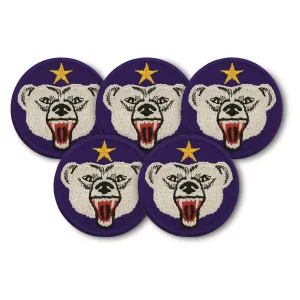 U.S. Army Surplus Alaska Defense Command Patch 5 Pack New