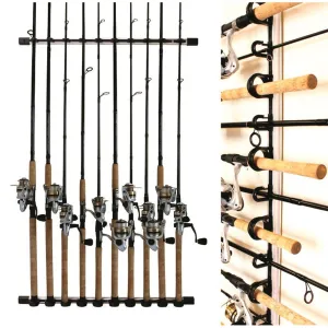 Rush Creek 3 in 1 Aluminum Modular 10 Rod Rack