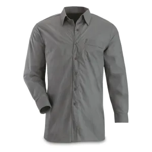 Romanian Municipal Police Chambray Long Sleeve Service Shirt New