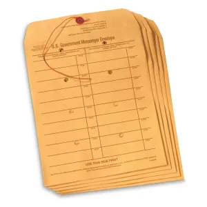 U.S. Military Surplus Messenger Envelopes 5 Pack New
