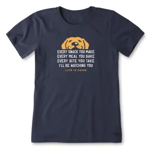 Life Is Good Women's Yellow Lab Crusher Lite T-Shirt