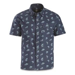 Guide Gear Trout & Salmon Short Sleeve Button Up Shirt