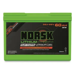 Norsk 36V + 28V 60Ah Lithium Battery