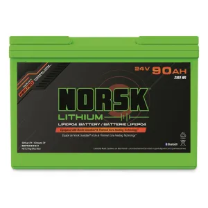 Norsk 24V 90Ah Lithium Battery