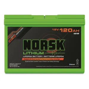 Norsk 12V 120Ah Heated Lithium Battery