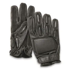 Mil-Tec Leather Security Gloves Black