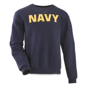 U.S. Navy Surplus 9 oz. Crew Sweatshirt New