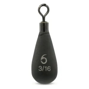 6th Sense Casting Tear Drop Shot Tungsten Weights