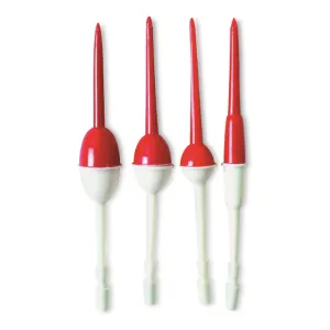 Eagle Claw Panfish Assorted Snap-on Stem Floats 12 Pieces