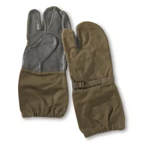 German Military Surplus Trigger Finger Mitts 2 Pairs New