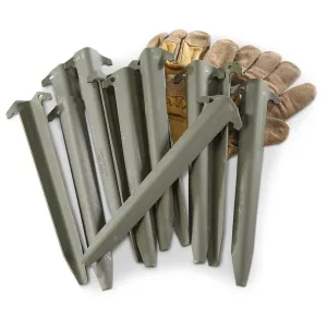 U.S. Military Surplus 12" Tent Stakes 12 Pack New