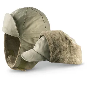 German Military Surplus Winter Caps 2 Pack Used