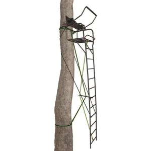 OL'MAN 17' Final Shot Extra Wide Jaw & Truss Ladder Stand