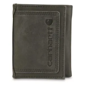 Carhartt Rugged Leather Triple Stitch Trifold Wallet