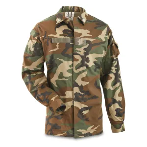 Italian Military Surplus Woodland BDU Jacket New
