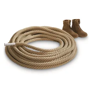 Swiss Military Surplus 33 Meter 38mm Mariners Rope New