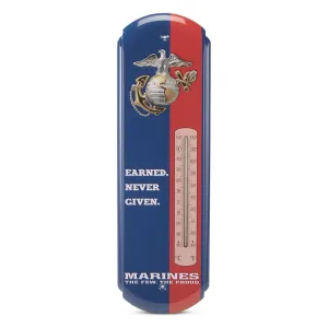 Marines "Earned Never Given" Thermometer
