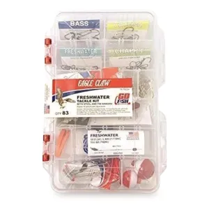 Eagle Claw Freshwater Tackle Kit 83 Pieces