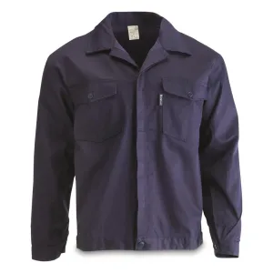 Italian Municipal Surplus Flannel Lined Work Jacket New