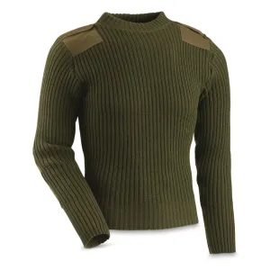 USMC Military Surplus Wool Commando Sweater New