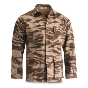 Greek Military Surplus BDU Jacket Desert Lizard Camo New