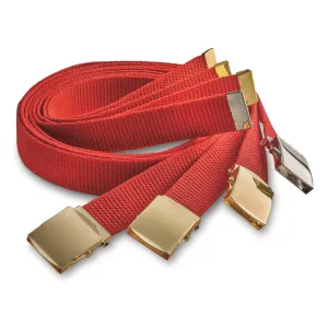 French Fire Department Surplus Roller Belts 4 Pack New