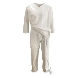 Czech Military Surplus Linen Cotton Pajama Set New