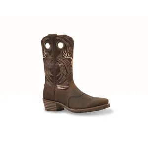 Ariat Men's Hybrid Roughstock Antler Square Toe Cowboy Boots