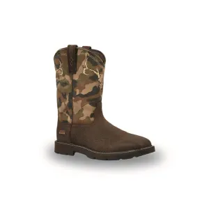 Ariat Men's Groundbreaker Antler Waterproof Wide Square Toe Work Boots