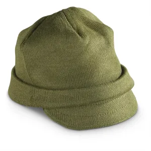 Italian Military Surplus Wool Jeep Caps 2 Pack New