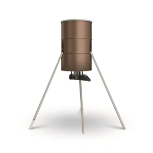 Boss Buck 350-lb. Tripod Feeder with Sunslinger Spinner Kit