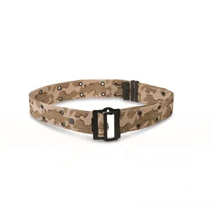 French Military Surplus Canvas Camo Pistol Belts 2 Pack New