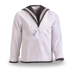 Portuguese Military Surplus Navy Middy Shirt with Scarf New