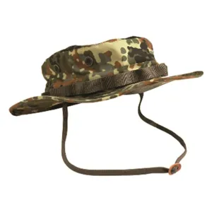 Teesar Cotton Ripstop Boonie Hat Flecktarn Camo