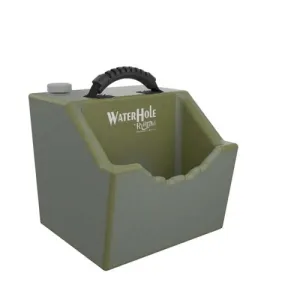 RUFF LAND Water Hole 1 Gallon Dog Dish | OD Green